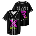 thumbnail image 1 of Xdinary Heroes Merch Logo Bear Baseball Shirt Unisex T-Shirt Short Sleeve Shirts Casual Top, 1 of 2