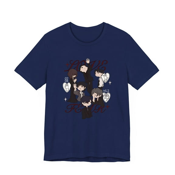 Xdinary Heroes Merch Love and FEAR T-shirt Men Women Short Sleeve Casual Tee