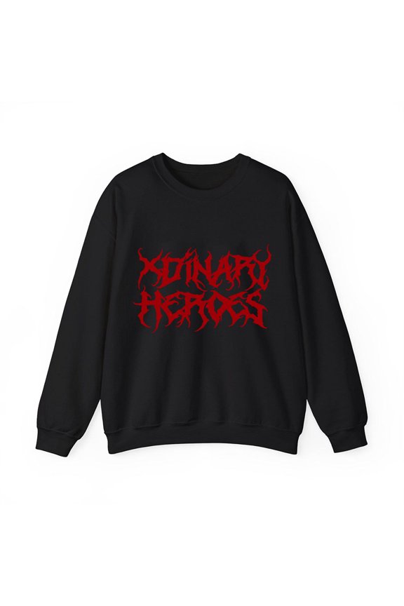 Xdinary Heroes Merch Red Logo Crewneck Sweatshirt Unisex Men Women Long Sleeve