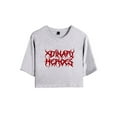 thumbnail image 1 of Xdinary Heroes Merch Red Logo Crop Top Graphic T-shirt Women Girl Short Sleeve, 1 of 2