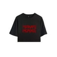 thumbnail image 1 of Xdinary Heroes Merch Red Logo Crop Top Graphic T-shirt Women Girl Short Sleeve, 1 of 2