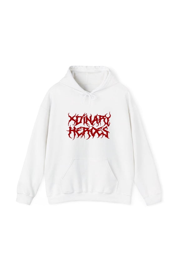 Xdinary Heroes Merch Red Logo Hoodie Men Women Long Sleeve Pullover Tops