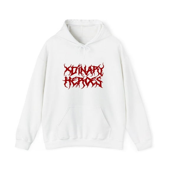 Xdinary Heroes Merch Red Logo Hoodie Men Women Long Sleeve Pullover Tops