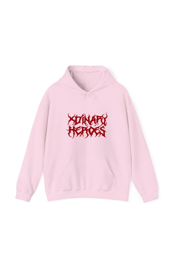 Xdinary Heroes Merch Red Logo Hoodie Men Women Long Sleeve Pullover Tops