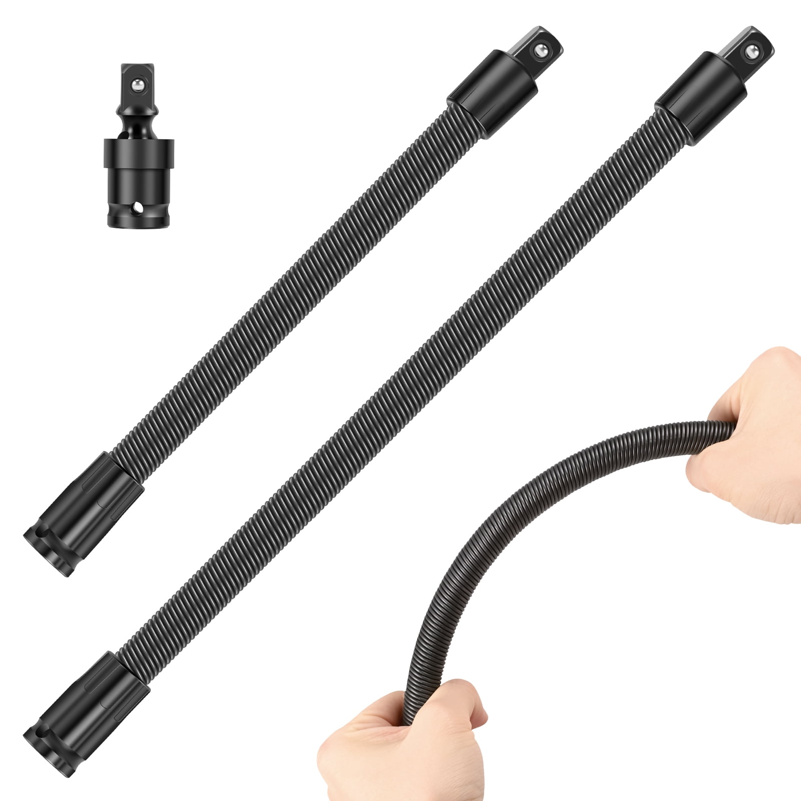 Xdziklosj 1/2 Flexible Shaft Extension Extender Torque Socket Ratchet ...