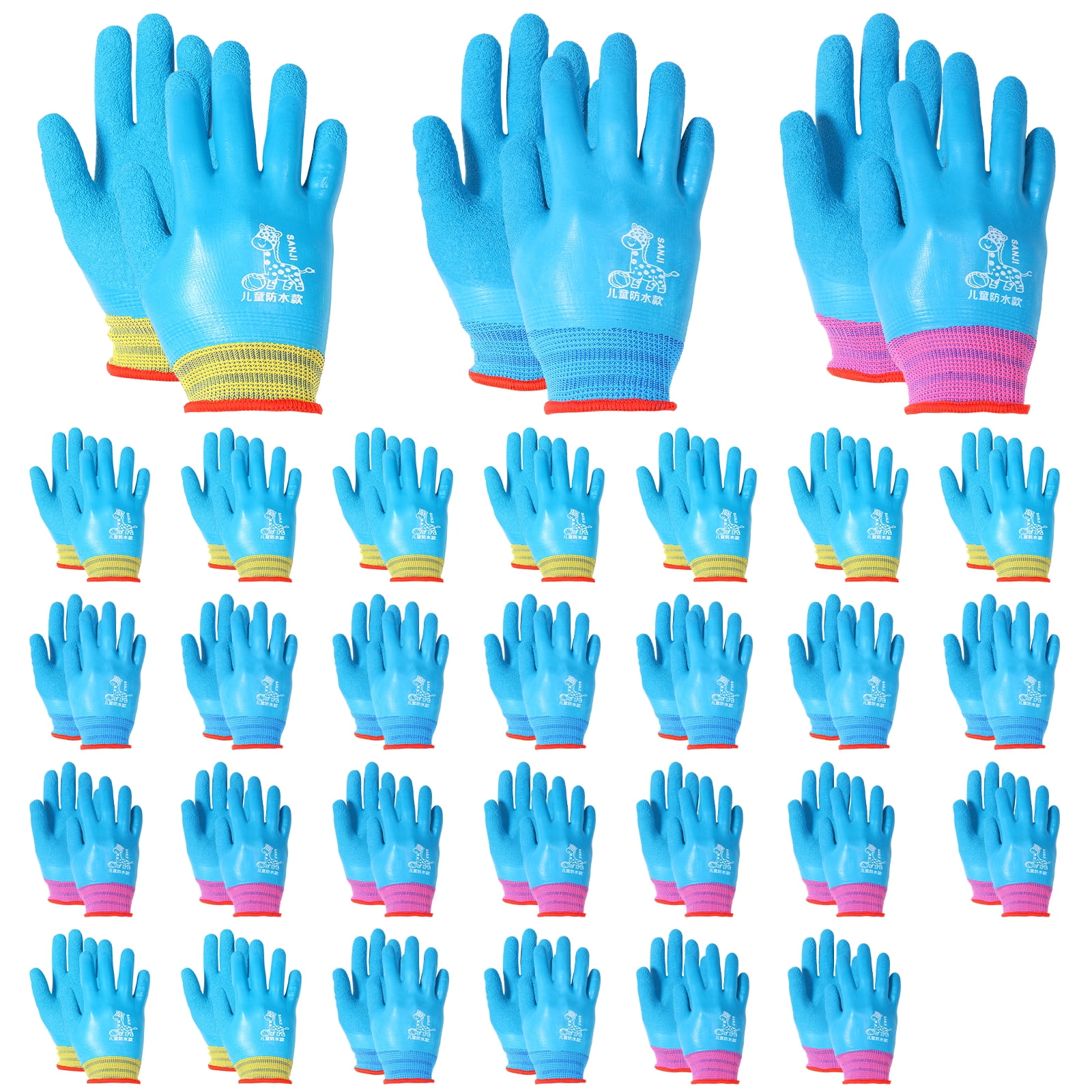 Xdziklosj 30 Pair Kid Cut Resistant Glove Kid Fishing Cutting Glove for Cooking Whittling Wood Carving and DIY (S or M)