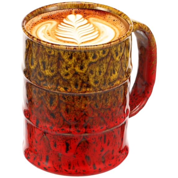 Xdziklosj Beer Mug Large Ceramic Coffee Mug 700ml/24oz Large Tea and Coffee Cup with Handle for Office and Home Microwave and Dishwasher Safe