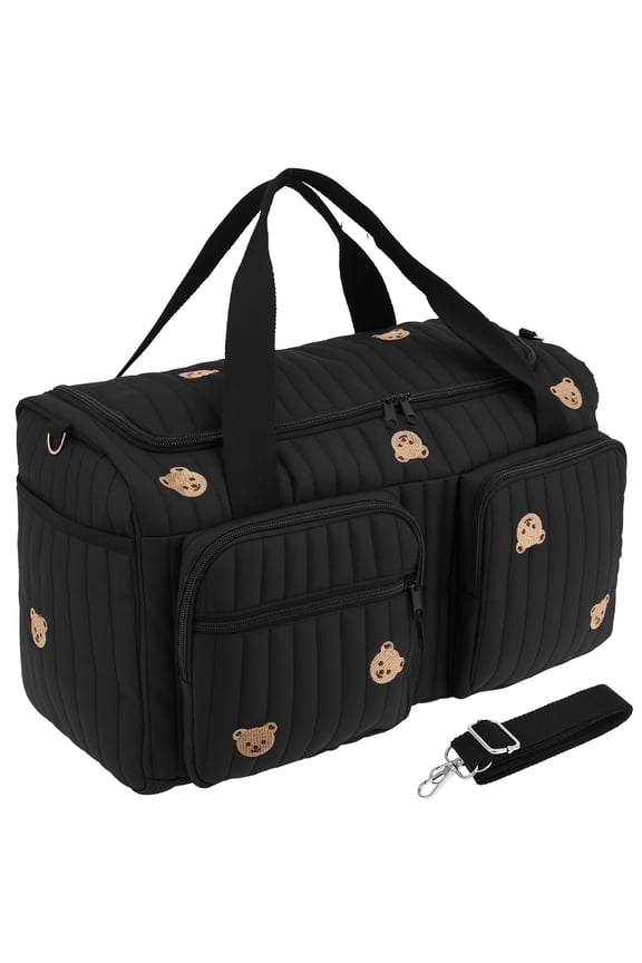 Hospital Maternity Bag Large Capacity Duffel Tote Diaper Tote Bags with Shoulder Strap and Multiple Pockets Multipurpose for Travel Labor Delivery