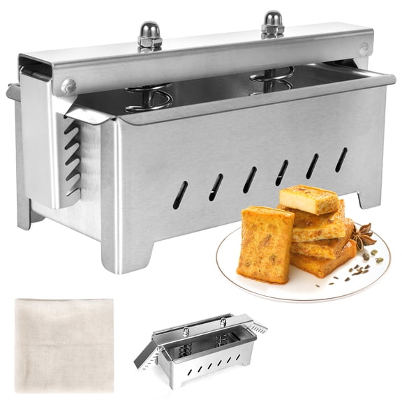 Xdziklosj Tofu Press Stainless Steel Paneer Presser for Removing Water from Extra Firm Tofu Maker Multi Functional Dishwasher Safe for Kitchen