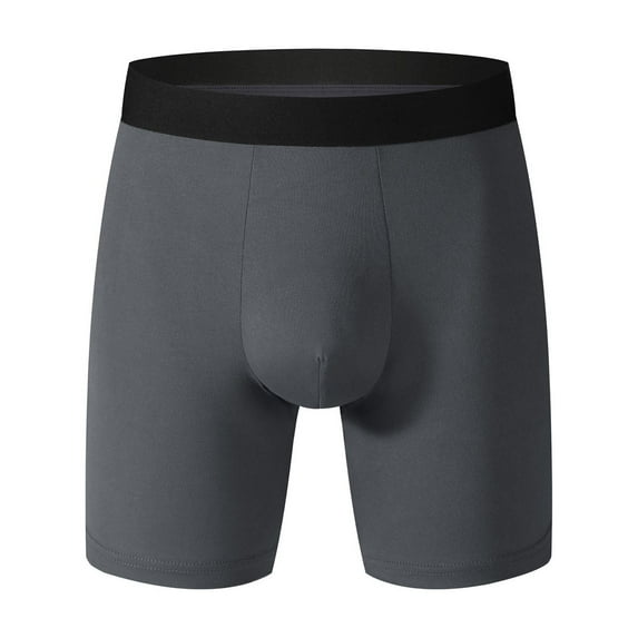 Xdzjlr Men'S Boxer Briefs,Panties Long Plus Large Size Quick Dry Soft Mens Underwear Briefs,L