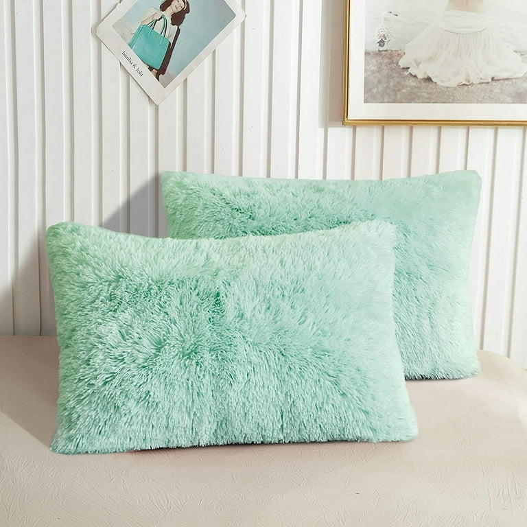 Walmart furry pillows discount
