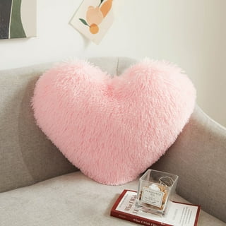 Disney Princess Group Heart Pink Throw Pillow, 18x18, Multicolor