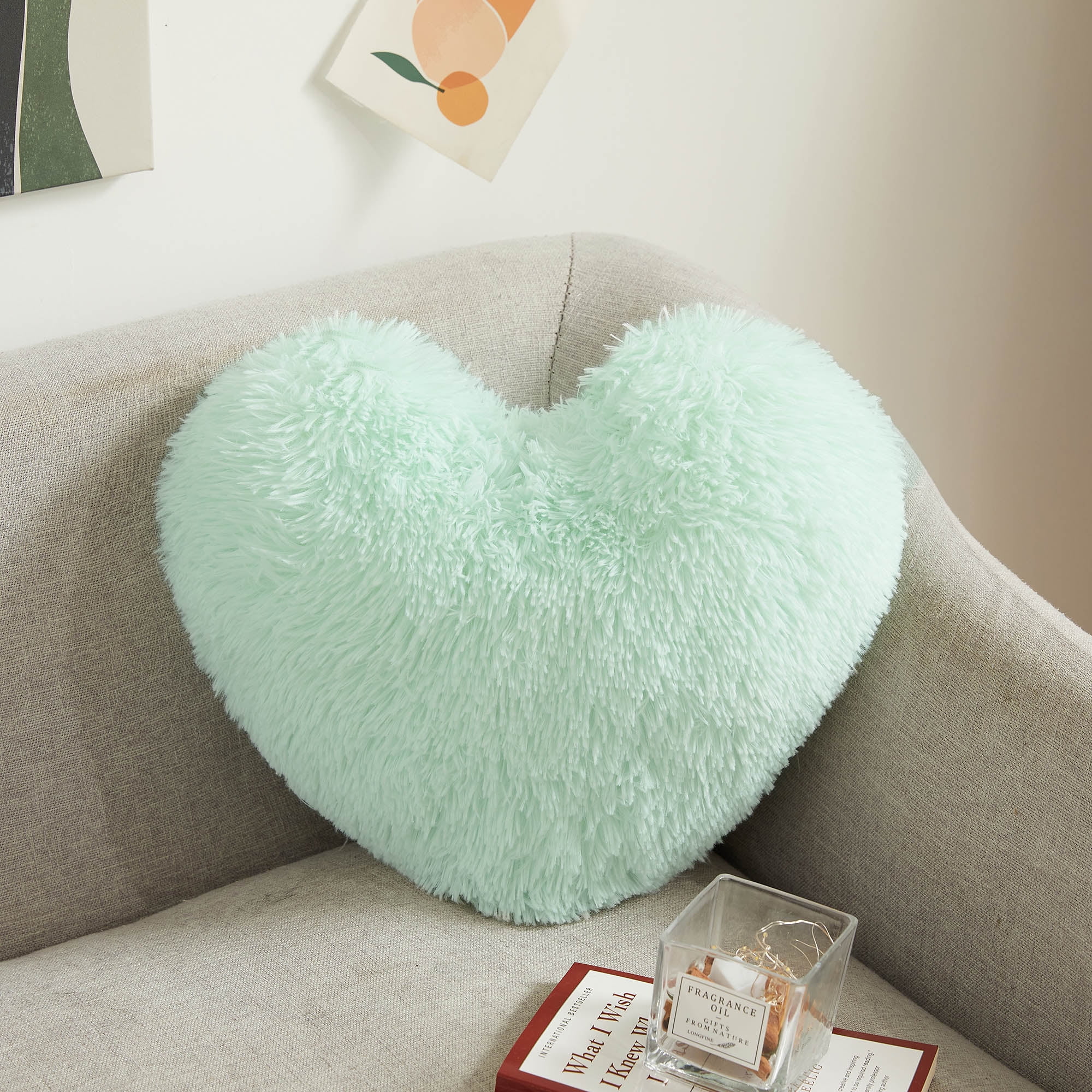 Sweet Home Collection Plush Pillow Faux Fur Soft and Comfy Throw Pillow  (Pack of