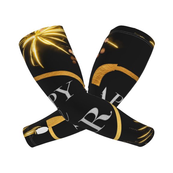 Xecao 2025 New Year New Print Cooling Arm Sleeves, UPF 50 UV Sun Protection Sports Compression ,Tattoo Cover Up ,Sports Sleeve for Basketball Golf Football