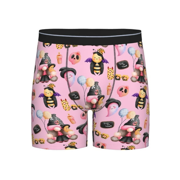 Xecao 2336109497 Print Boxer Briefs for Men's Stretch Moisture-Wicking Underwear, Mid-Rise Classics breathable fabric