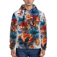 thumbnail image 1 of Xecao 3D Butterfly Pattern Men's Adult Pullover Hoodie,Hooded Sweatshirt-4X-Large, 1 of 7