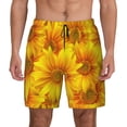 thumbnail image 1 of Xecao 3D Sunflowers for Men's Swimming Trunks Swim Trunks Quick Dry Swim Shorts with Mesh Lining Funny Swimwear Bathing Suits, 1 of 9