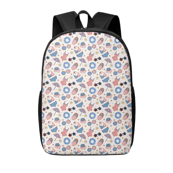 Xecao 4th Of July1 print Travel Backpack, Large Computer Backpack for Men Women, College School Rucksack Book Bag