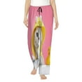thumbnail image 1 of Xecao A Funny Cat Women's Straight Lounge Pajama Pants: The Epitome of Relaxed Sleepwear, 1 of 9