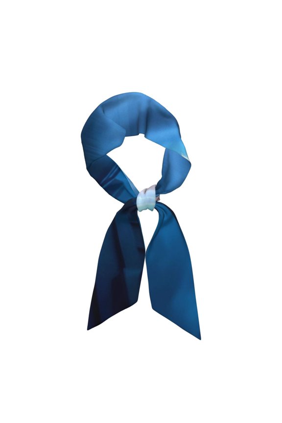 A Wolf Barks Out A Window Pattern Large Satin Head Scarf - Satin Hair Scarves Silk Bandana Scarf Headscarf Silk Feeling Scarf for Women