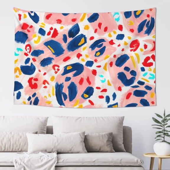 Xecao Abstract Leopard Print Print Tapestry, Wall Hanging Room Funny Decor, Backdrop Room Decor for Bedroom Living Room dormitory