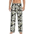 thumbnail image 1 of Xecao Abstract Watercolor Men's Straight Lounge Pajama Pants: The Ultimate in Comfortable Sleepwear, 1 of 9