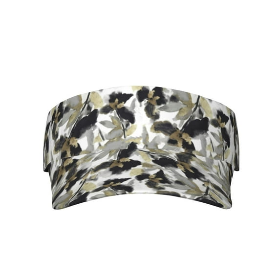 Xecao Abstract Watercolor for Adult Sun Cap offers versatile sun protection with adjustable Velcro for a secure fit.