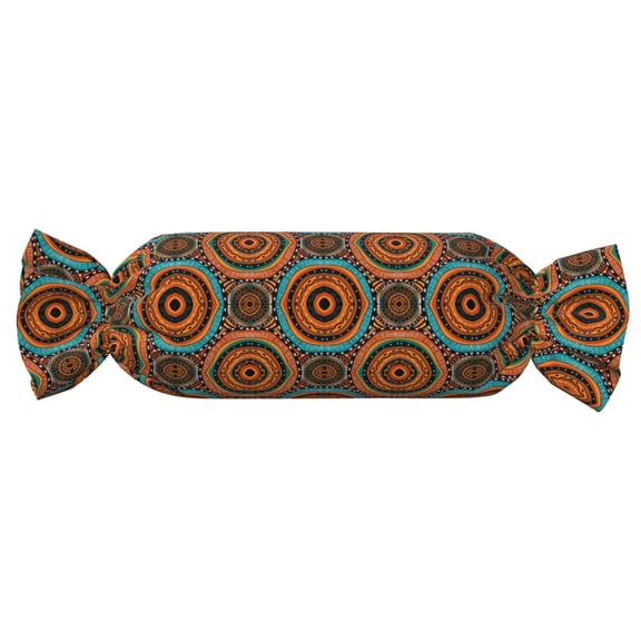 Xecao African Tribal Style Print+Candy-Inspired Plush Pillow for Men Women Suitable for Beds, Sofas, Game Rooms Drawstring Closure