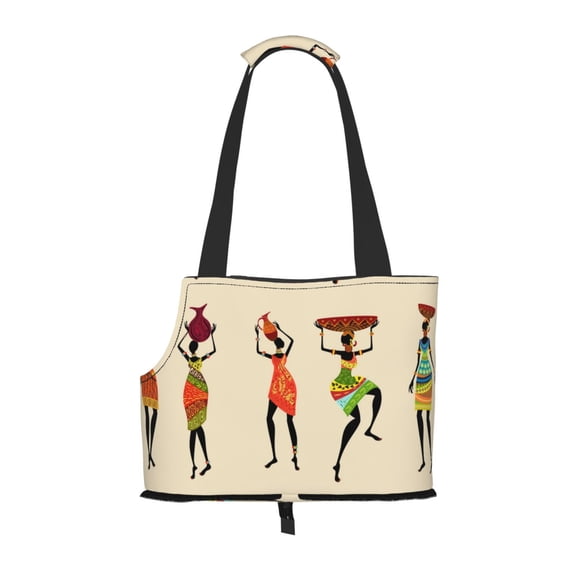 Xecao African Women for Cat Carrier Small Dog Handbag: The Ideal Travel Companion for Your Pet