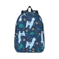 thumbnail image 1 of Xecao Alpaca Astronaut in Space for Canvas College Laptop Backpack, Durable Rucksack Travel Notebook Bag School Backpack Book Bag for Men Women, 1 of 8
