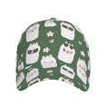 thumbnail image 1 of Xecao Alpaca Faces for Baseball Cap: Unisex, crafted from classic polyester twill fabric, featuring a soft unconstructed design, 1 of 5