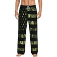 thumbnail image 1 of Xecao American Flag Camo Men's Straight Lounge Pajama Pants: The Ultimate in Comfortable Sleepwear, 1 of 9