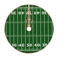 thumbnail image 1 of Xecao American Football Field1 Pattern Christmas Tree Skirt Round Xmas Tree Mat Base Cover for Holiday Home Decorations-48", 1 of 6