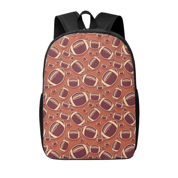 Xecao American Football1 print Travel Backpack, Large Computer Backpack for Men Women, College School Rucksack Book Bag