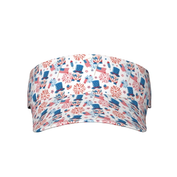 Xecao American Gnomes for Adult Sun Cap offers versatile sun protection with adjustable Velcro for a secure fit.