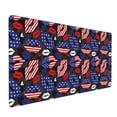 thumbnail image 1 of Xecao American With Lips Print Large Mouse Pad, 16x35.5in Mousepad, Professional Non-Slip Rubber Base Big Mouse Pad, Mouse Pad for Gaming & Office Full Desk Mouse Pad, 1 of 9