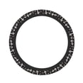 thumbnail image 1 of Xecao Anchor patten Stretch Elastic Steering Wheel Cover, fits all vehicles, 15-inch diameter, 1 of 6