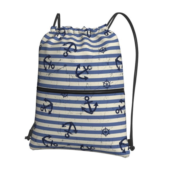 Xecao Anchors And Steering Wheel for Drawstring Bags,Pull String Backpack Bags,String Bag Sackpack