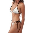 thumbnail image 1 of Xecao Anchors Print Women's Stretchy Bikini Set Adjustable Straps Two-Piece Swimsuit for Swimming Sunbathing, 1 of 5