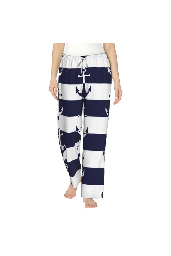 Anchors Women's Straight Lounge Pajama Pants: The Epitome of Relaxed Sleepwear