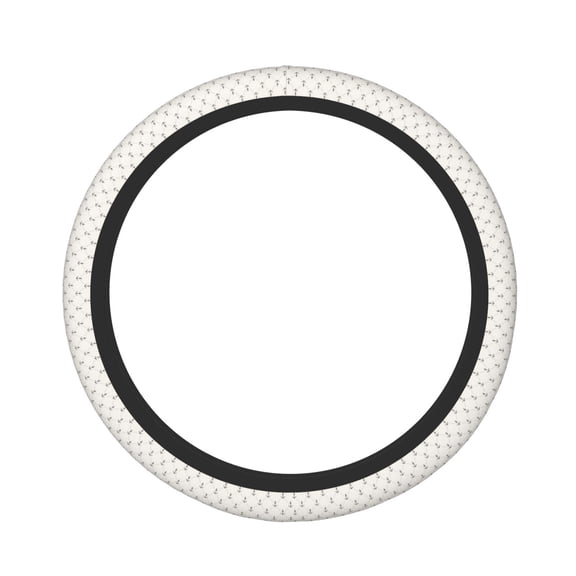 Xecao Anchors patten Stretch Elastic Steering Wheel Cover, fits all vehicles, 15-inch diameter