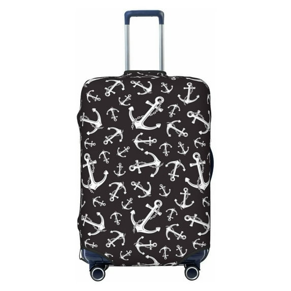 Xecao Anchors print Elastic Luggage Cover, with double-sided print , is perfect for travel, business, and daily use
