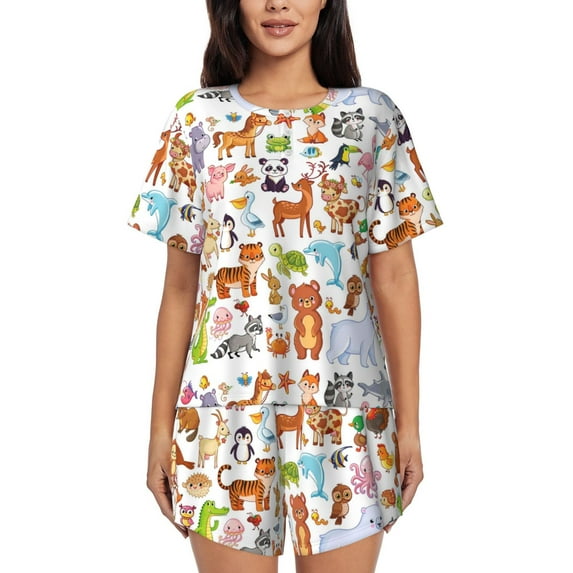 Xecao Animal Cartoon Style print Swimsuit for women, Summer-ready, sporty style.Quick-dry fabric. Many sizes & colors.
