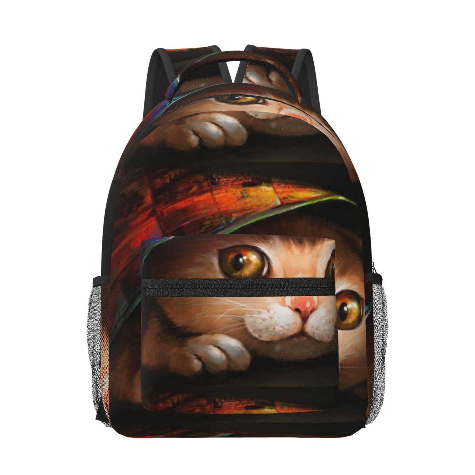 Xecao Animal Cat Travel Backpack: A spacious, stylish computer backpack ideal for men and women, perfect for college, school, or daily travels
