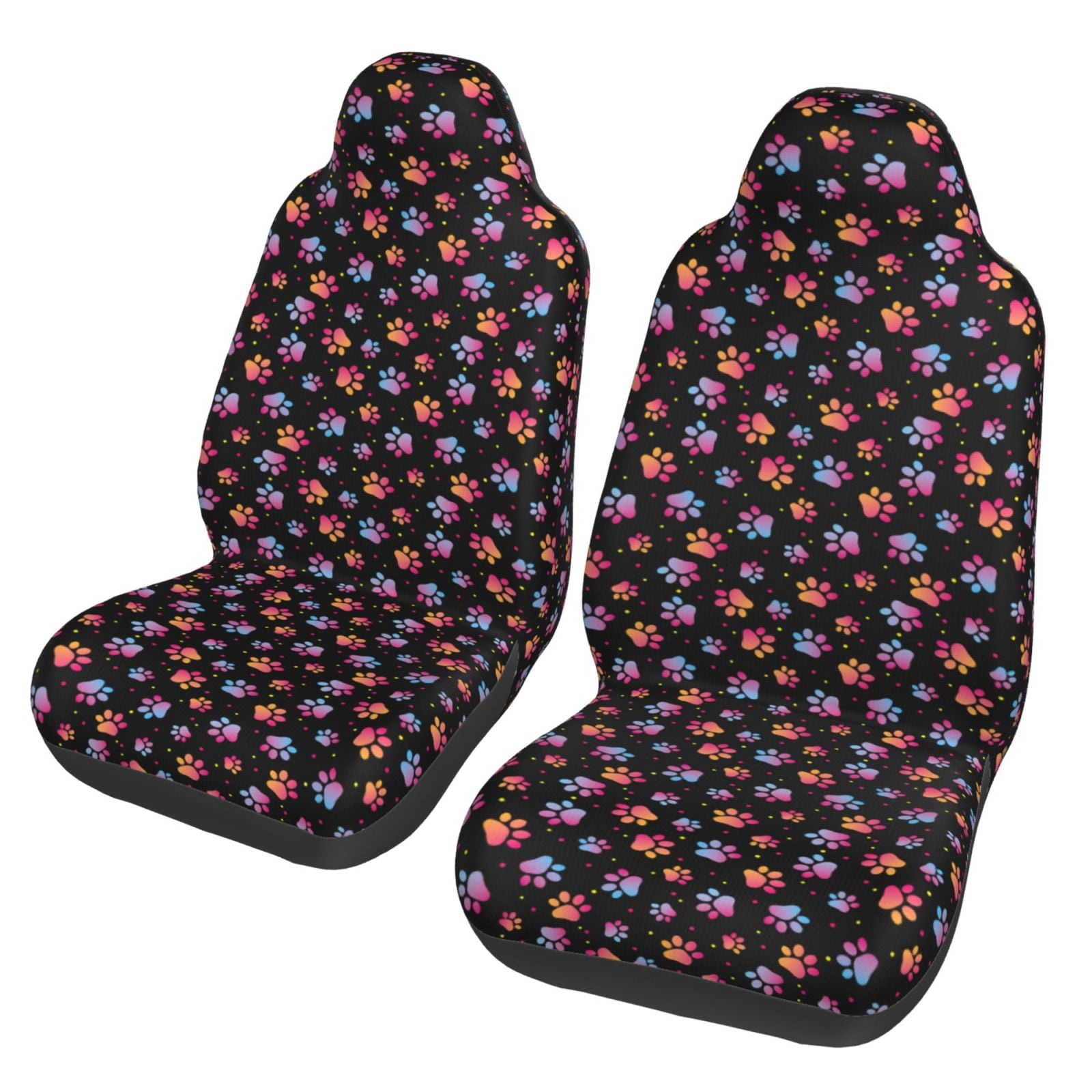 Cartoon Chameleon Pattern Print Pet Car Seat Cover