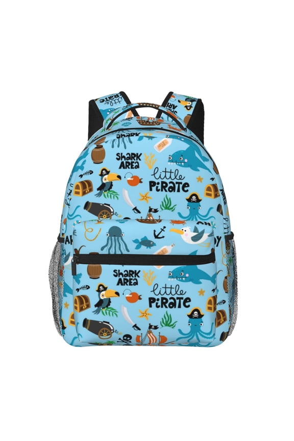 Animal Pirate Backpack, a stylish and functional choice for both men and women, is the perfect basic bookbag for college, work, or travel