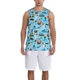 thumbnail image 1 of Xecao Animal Pirate print basketball shirt for both men and women, a unisex basketball jersey perfect for theme parties-Large, 1 of 6