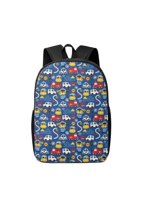 Animals Rescue Team print Travel Backpack, Large Computer Backpack for Men Women, College School Rucksack Book Bag
