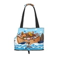 thumbnail image 1 of Xecao Animals on Noah's Ark Floating for Cat Carrier Small Dog Handbag: The Ideal Travel Companion for Your Pet, 1 of 8
