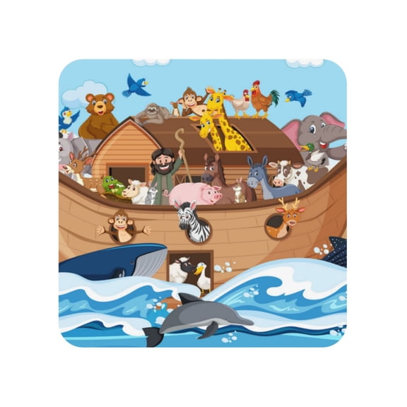 Xecao Animals on Noah's Ark Floating for Fridge Magnets - Fun Decorative Refrigerator Magnets, Cute and Soft for Stylish Kitchen Accents